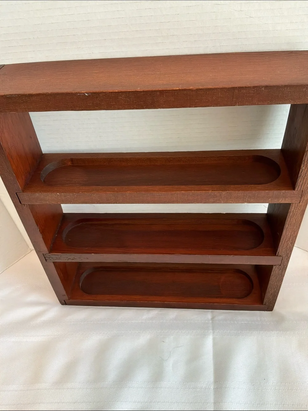 Wooden Wall Shelf in Dark Brown - Home Wall Decor